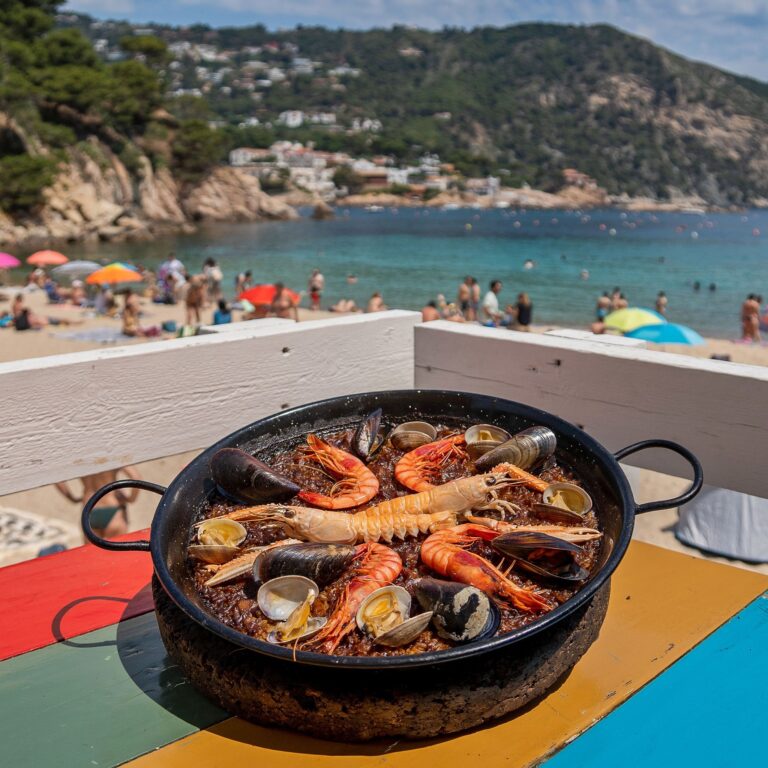 Dónde comer la mejor paella frente al mar en la Costa Brava